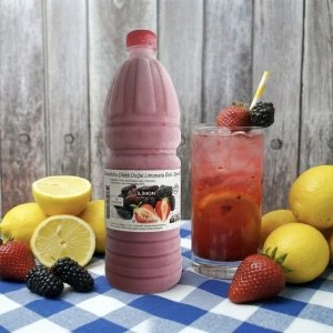 Karadutlu Çilekli Doğal Limonata Özü Konsantre Donuk 1 lt